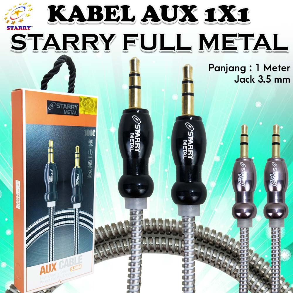 KABEL AUDIO 1 IN 1 STARRY FULL METAL
